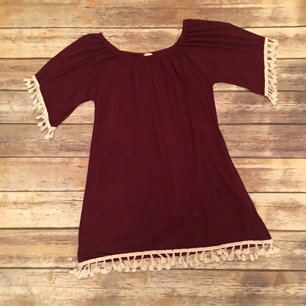 Burgundy Dress